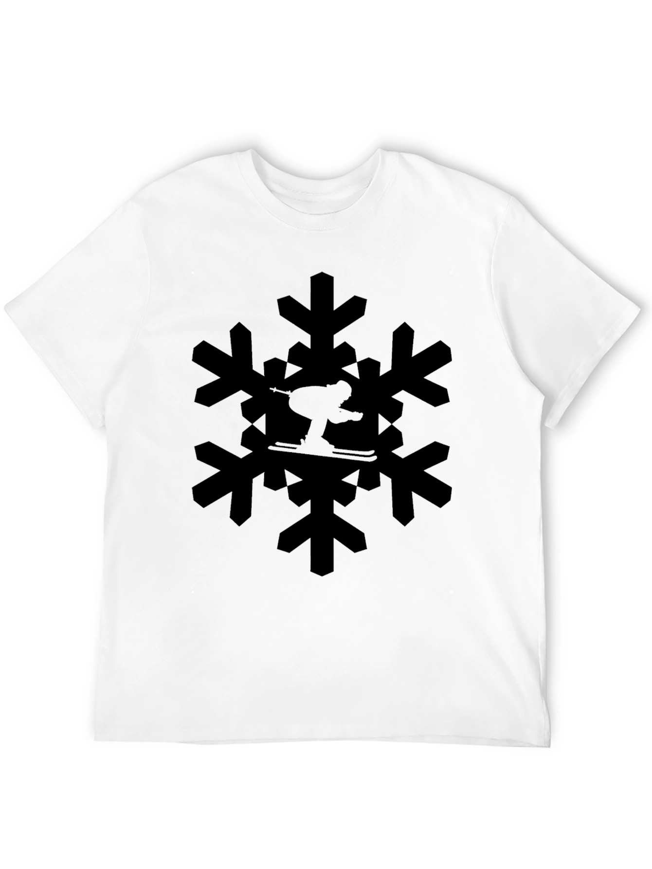 Snowflake Skiing T-Shirt