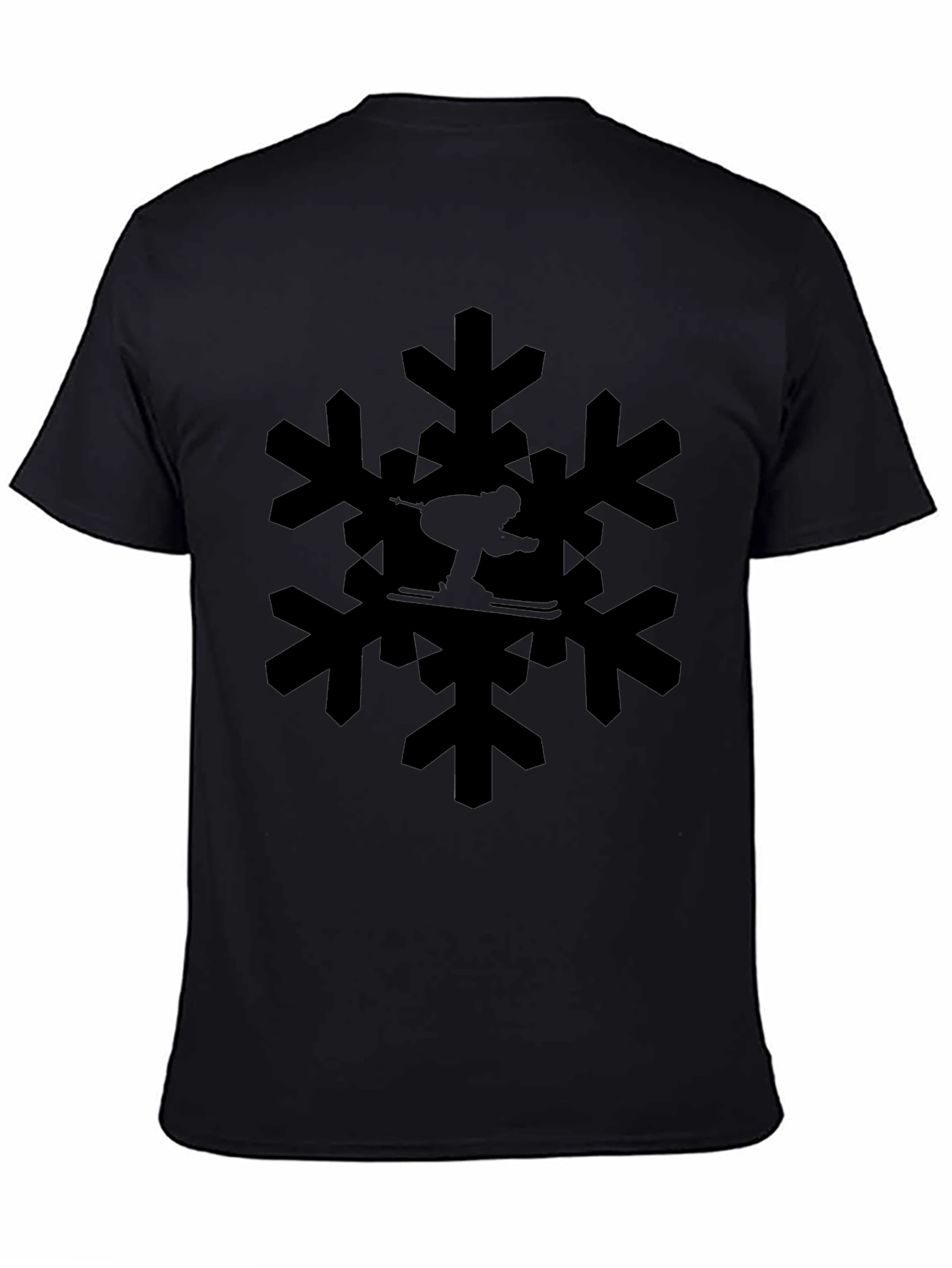 Snowflake Skiing T-Shirt