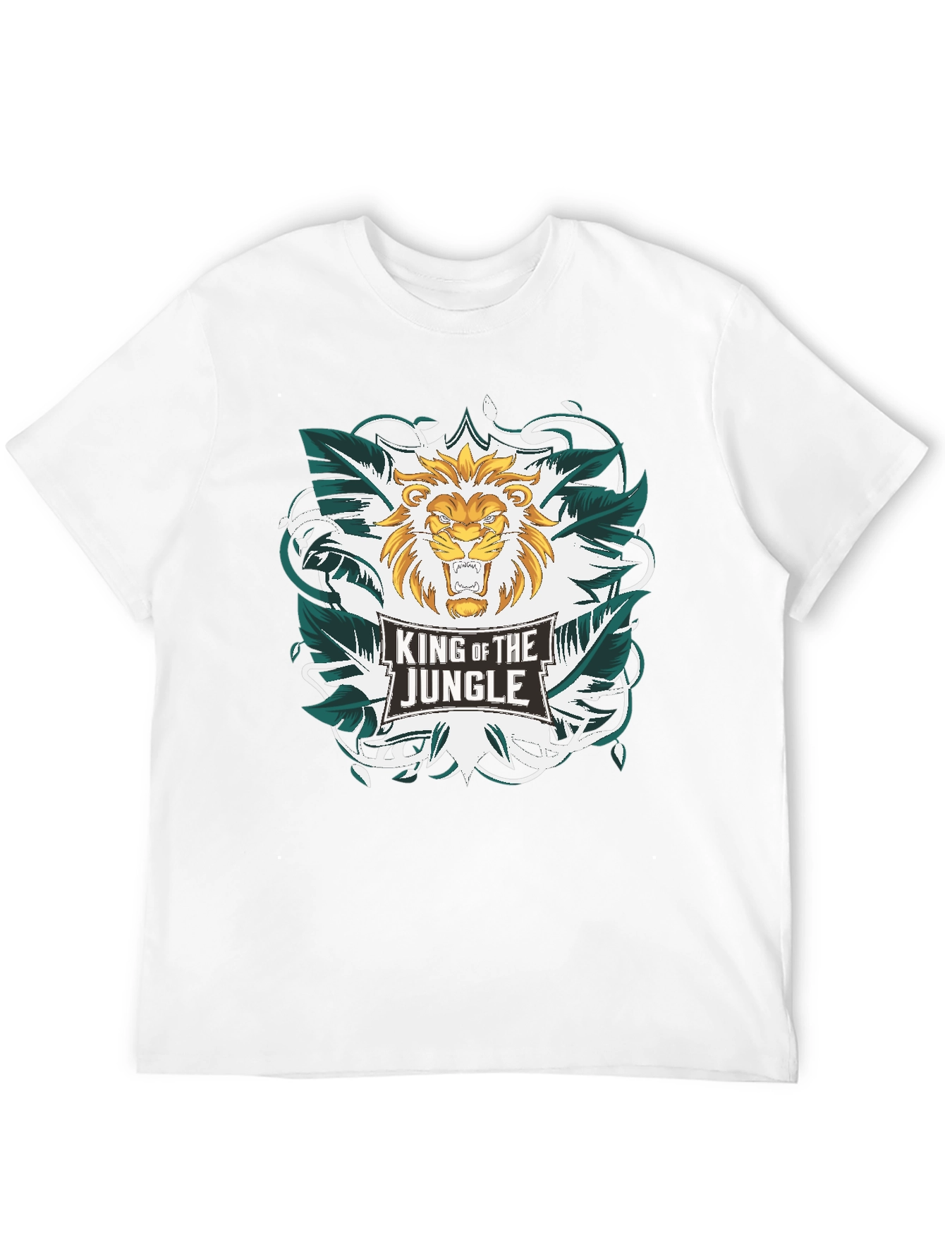 King of the Jungle Lion Graphic T-Shirt