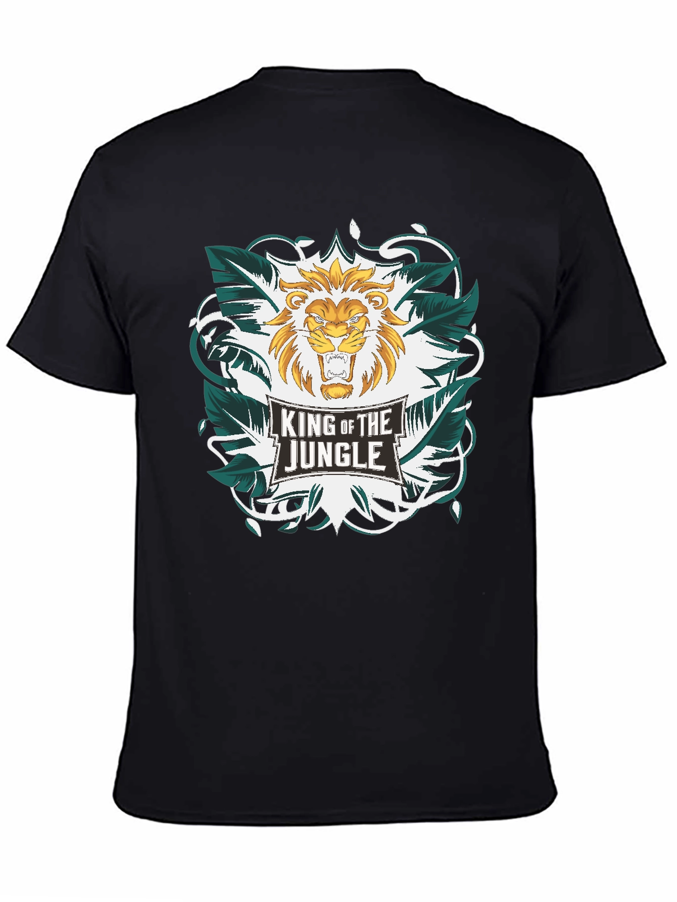 King of the Jungle Lion Graphic T-Shirt