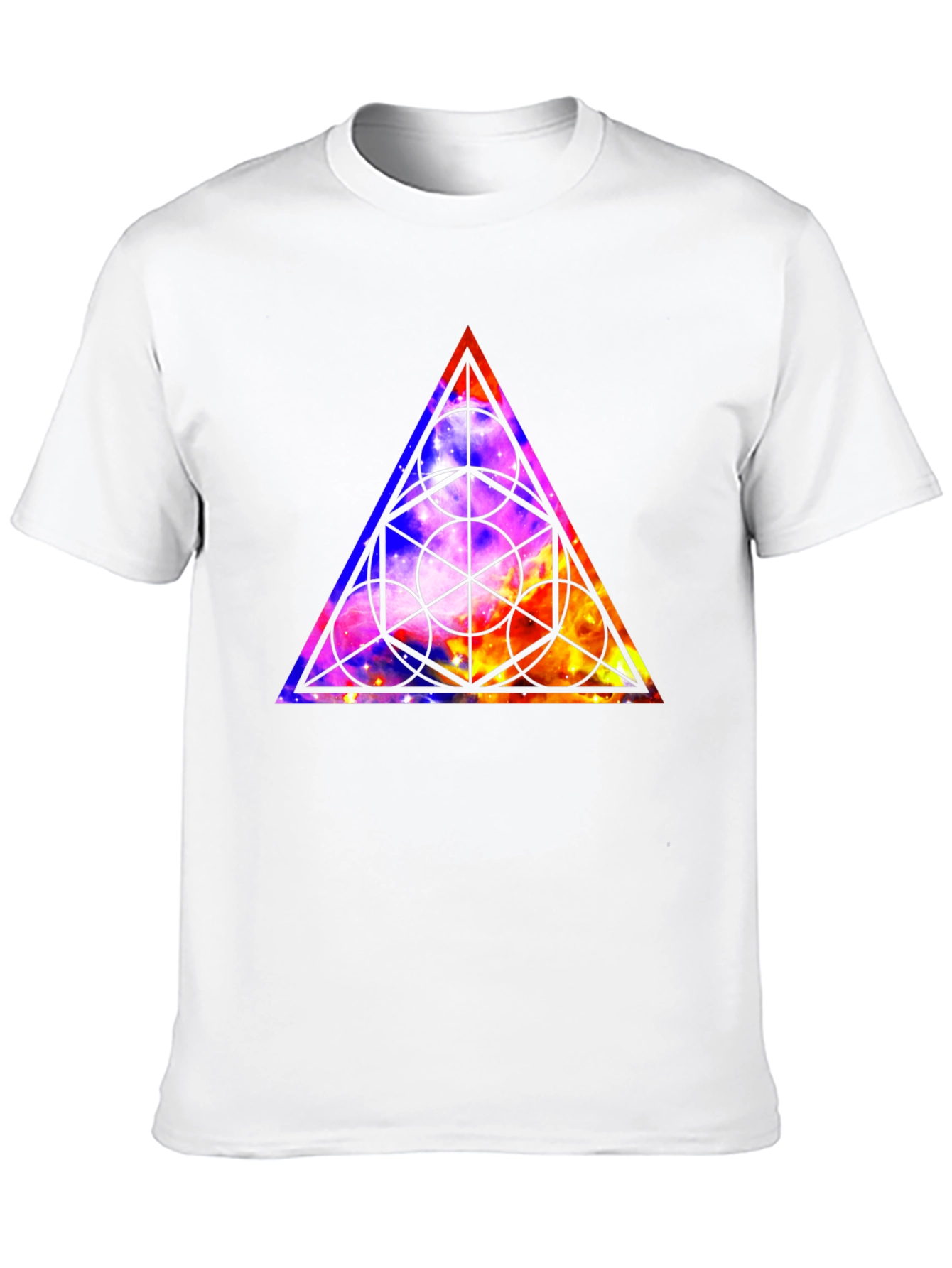 Mystic Triangle Graphic Tee - Mens Black T-Shirt
