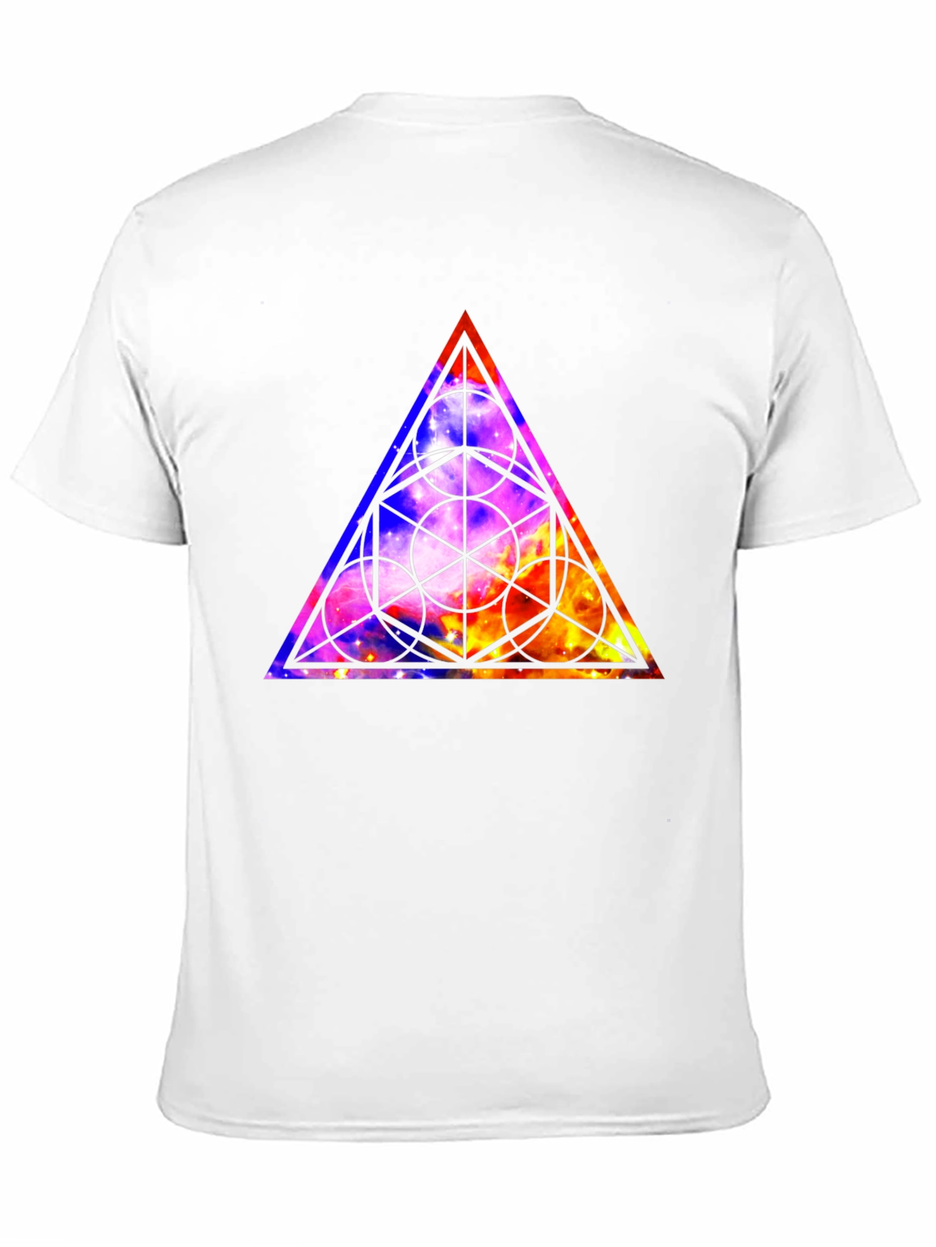 Mystic Triangle Graphic Tee - Mens Black T-Shirt