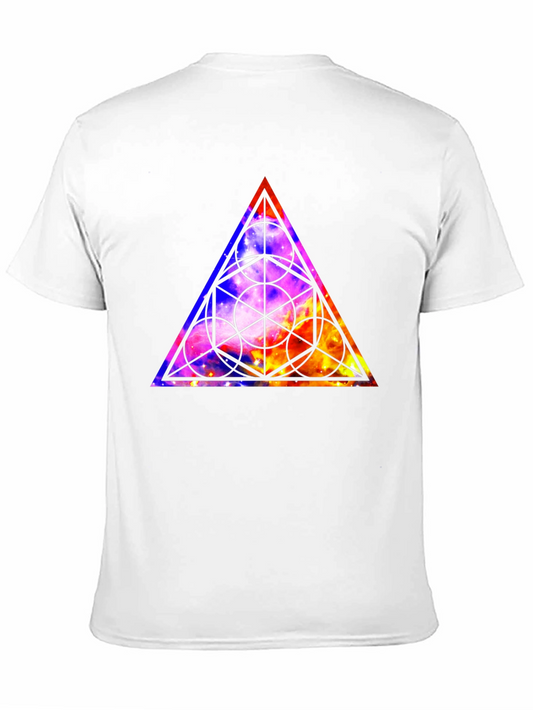 Mystic Triangle Graphic Tee - Mens Black T-Shirt