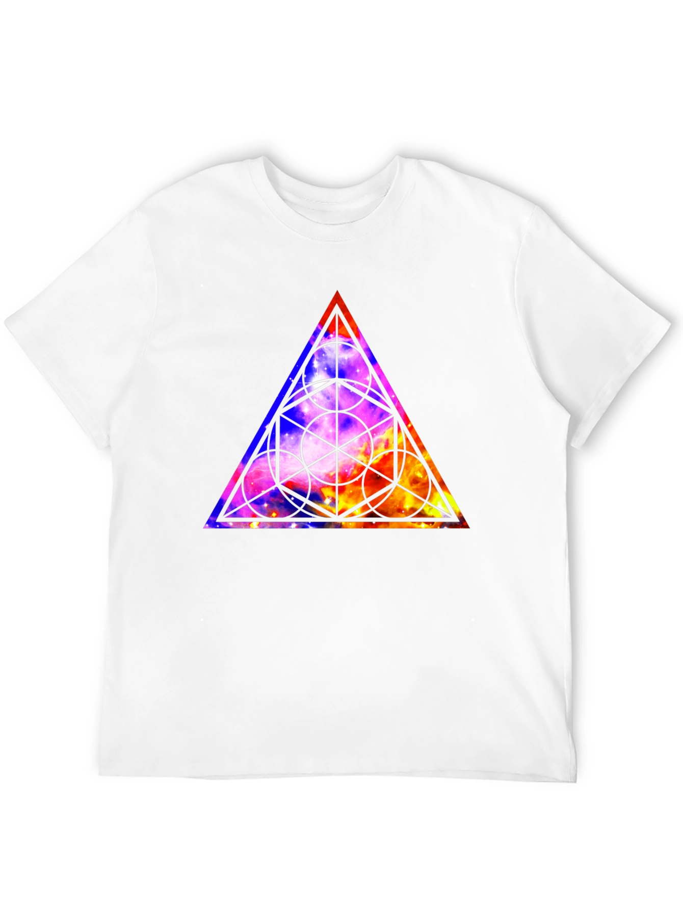 Mystic Triangle Graphic Tee - Mens Black T-Shirt