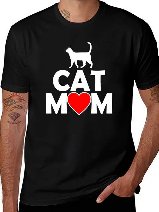 Cat Mom T-Shirt - Graphic Tee