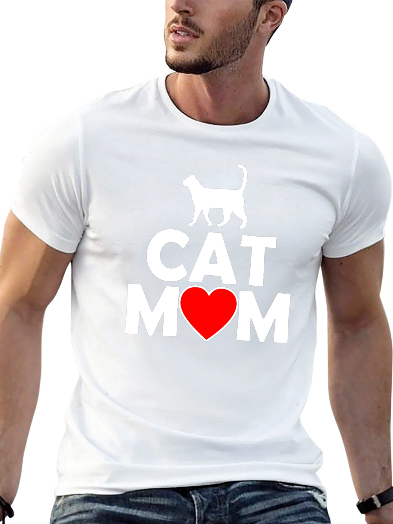 Cat Mom T-Shirt - Graphic Tee