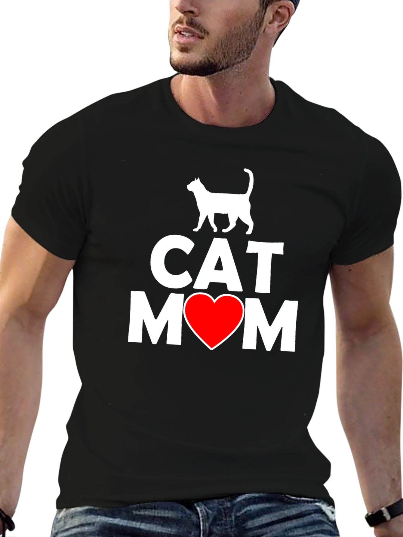 Cat Mom T-Shirt - Graphic Tee