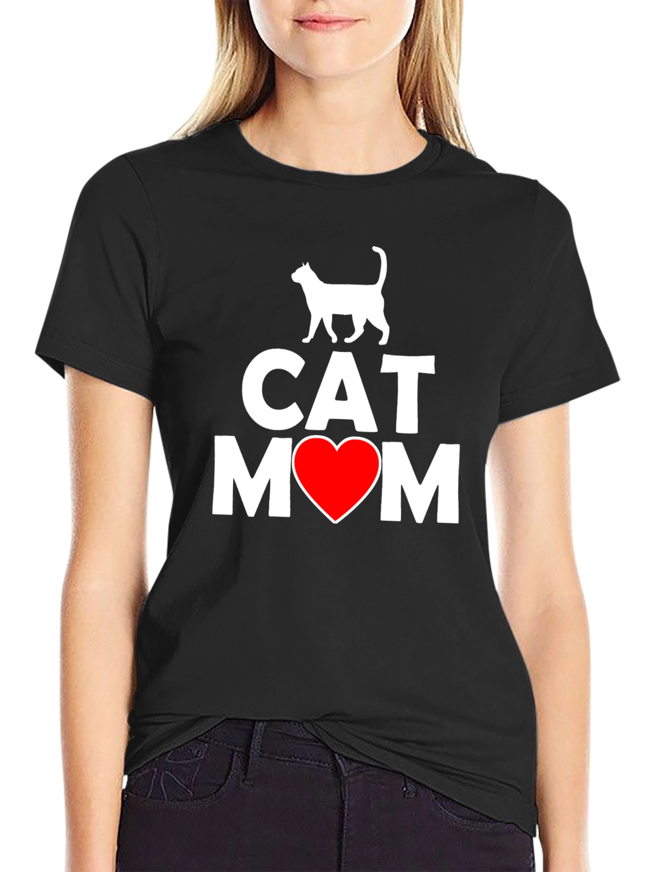 Cat Mom T-Shirt - Graphic Tee