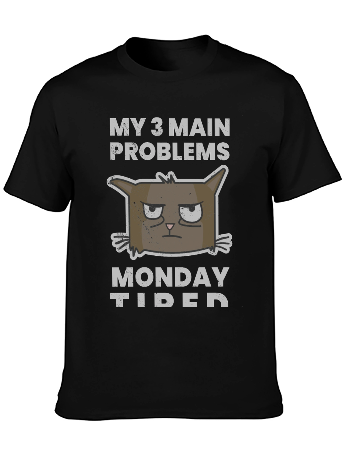 My 3 Main Problems Cat Graphic T-Shirt
