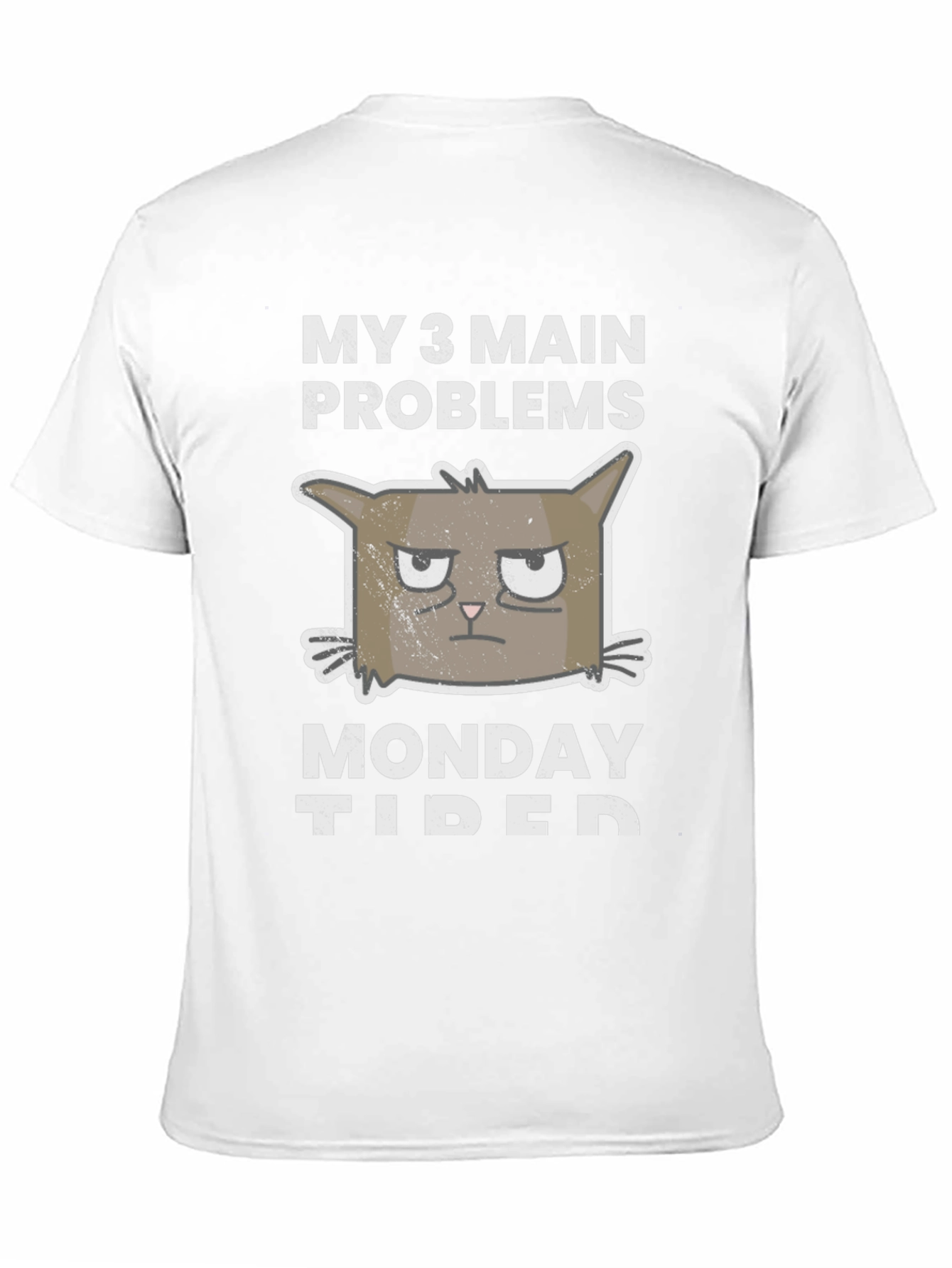My 3 Main Problems Cat Graphic T-Shirt