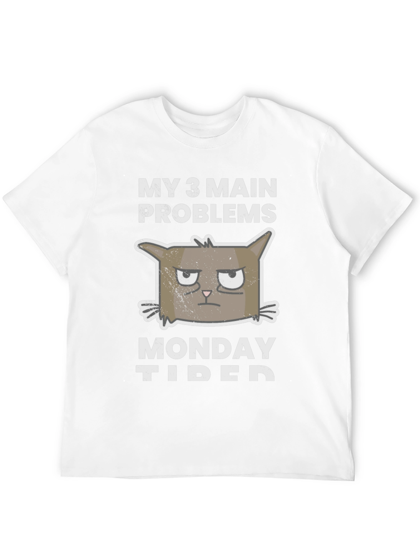 My 3 Main Problems Cat Graphic T-Shirt