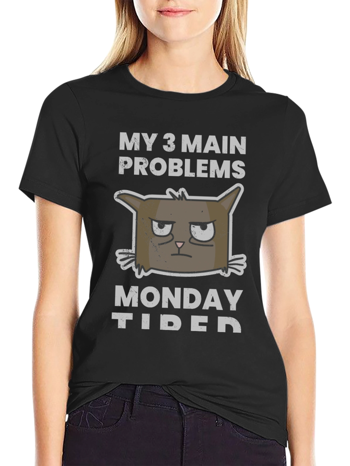 My 3 Main Problems Cat Graphic T-Shirt