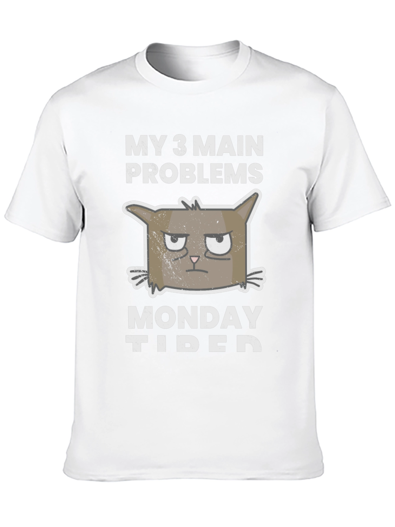 My 3 Main Problems Cat Graphic T-Shirt