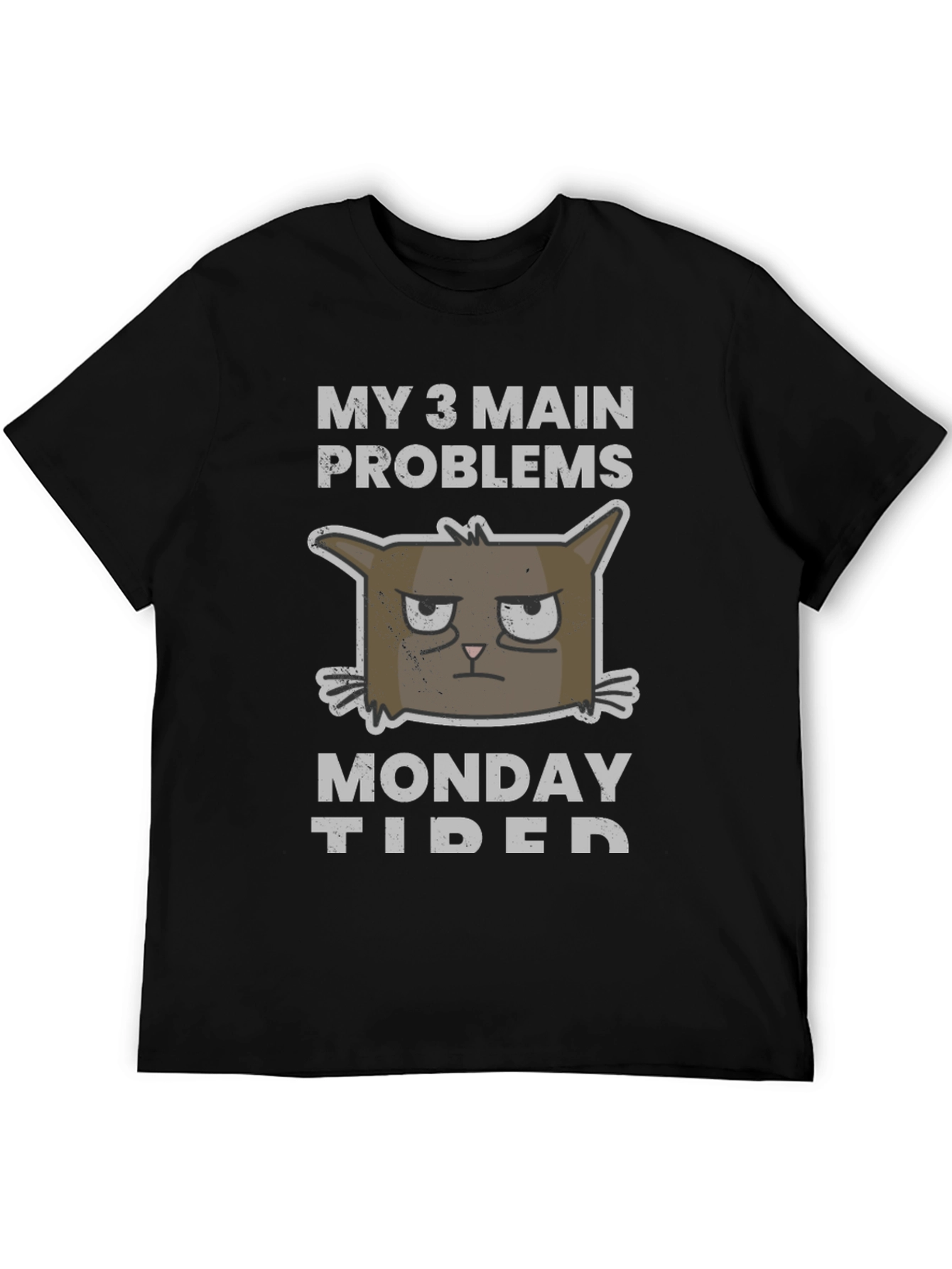 My 3 Main Problems Cat Graphic T-Shirt