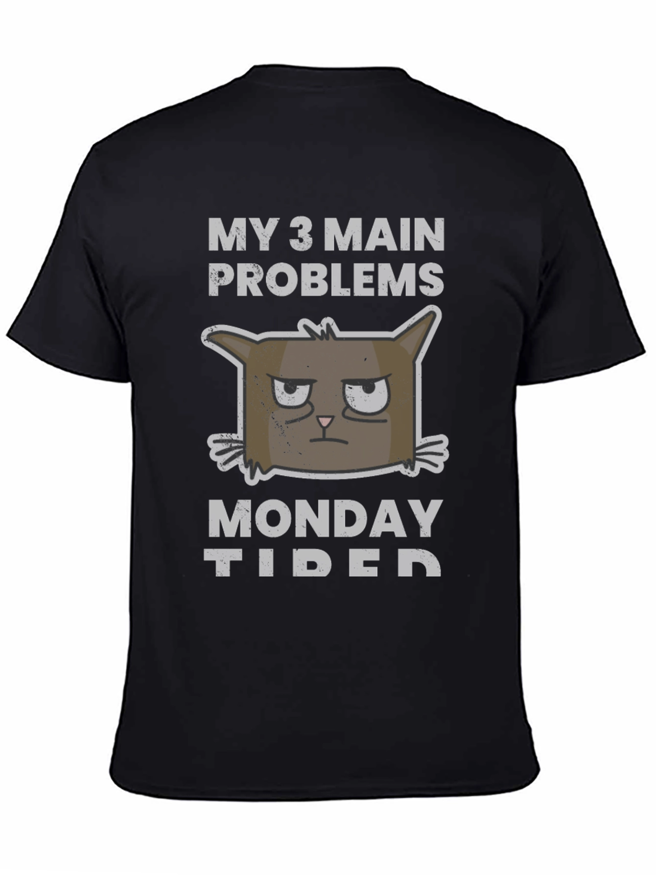 My 3 Main Problems Cat Graphic T-Shirt