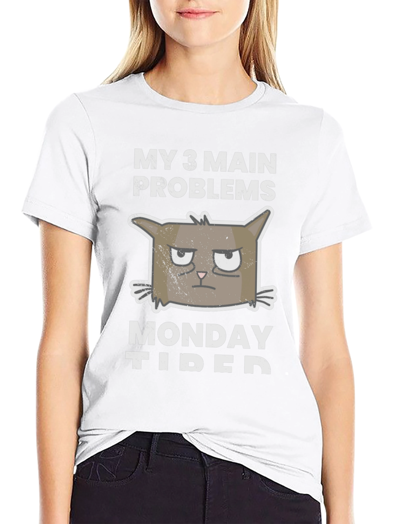 My 3 Main Problems Cat Graphic T-Shirt