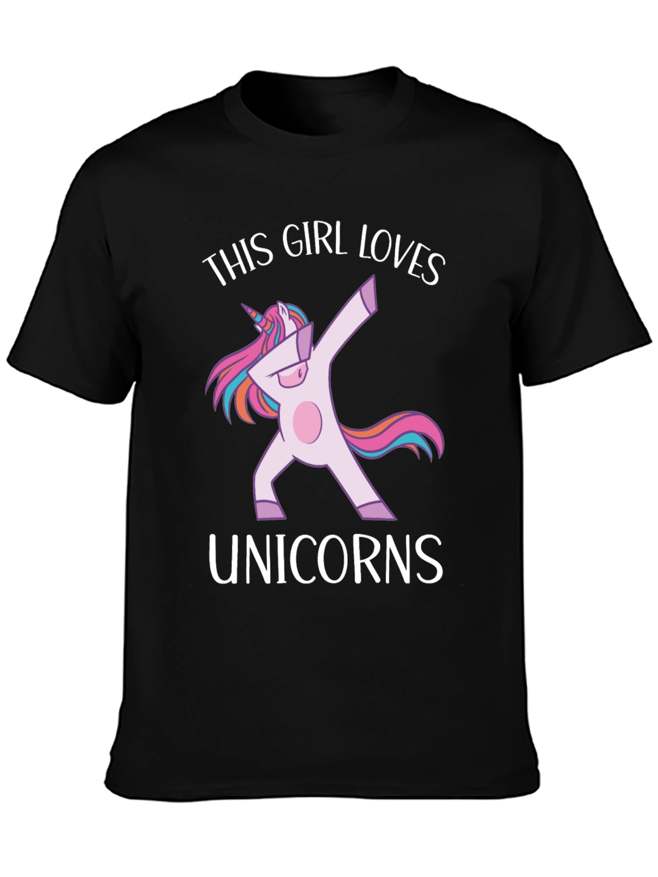 This Girl Loves Unicorns Graphic Tee