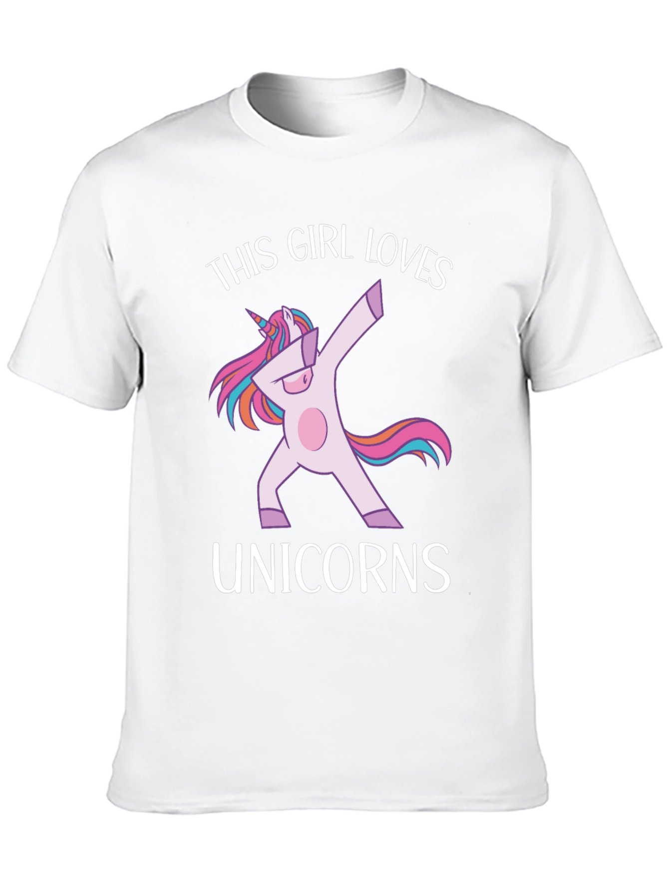 This Girl Loves Unicorns Graphic Tee