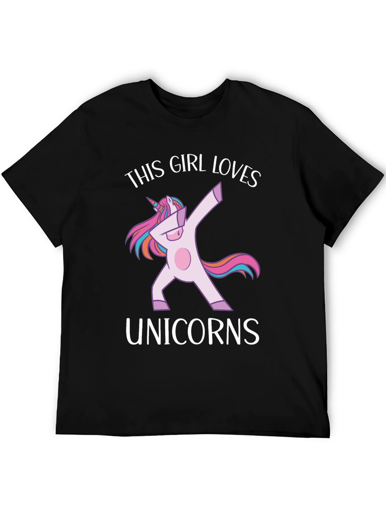 This Girl Loves Unicorns Graphic Tee