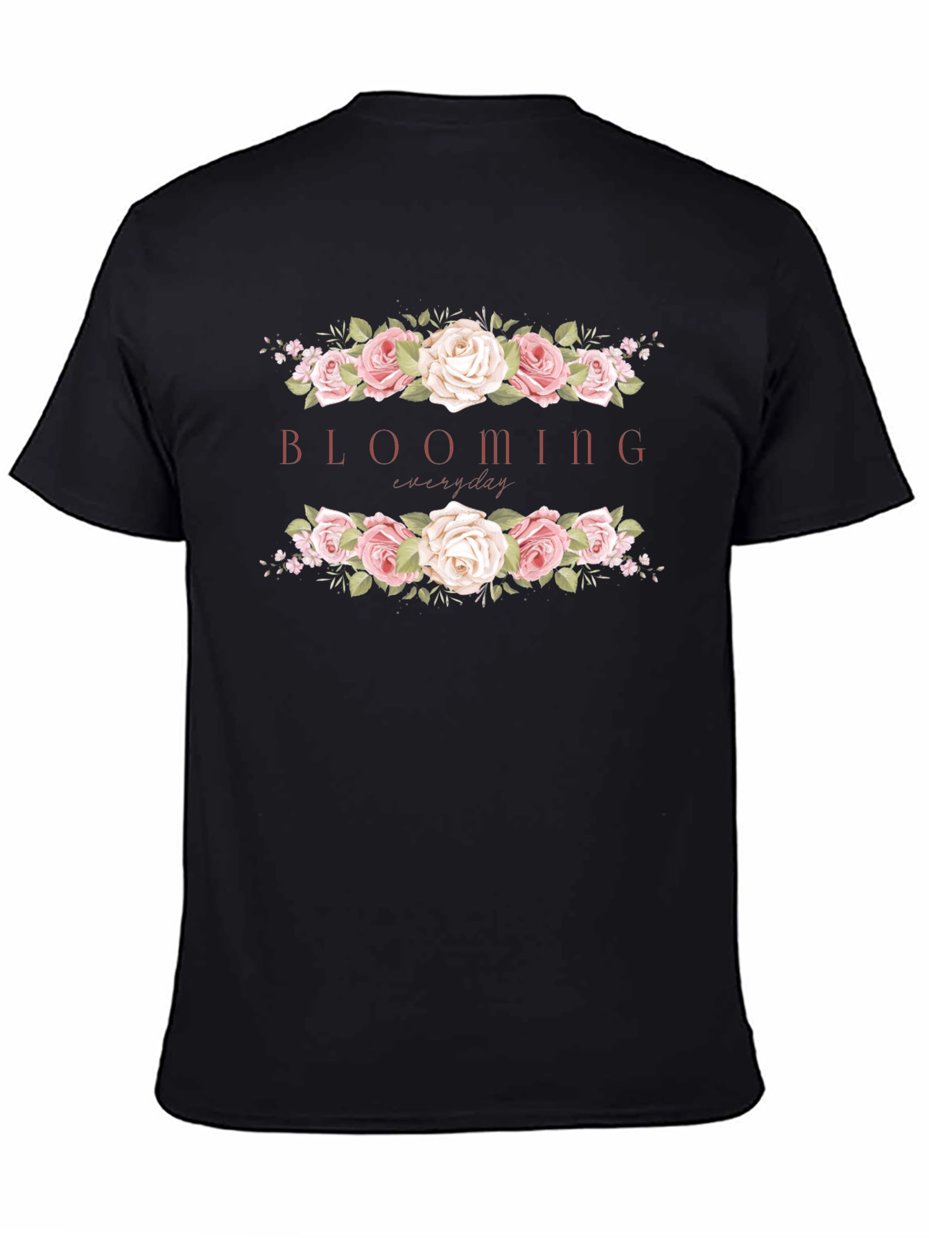 Blooming Everyday Graphic Tee - Stylish Floral Design