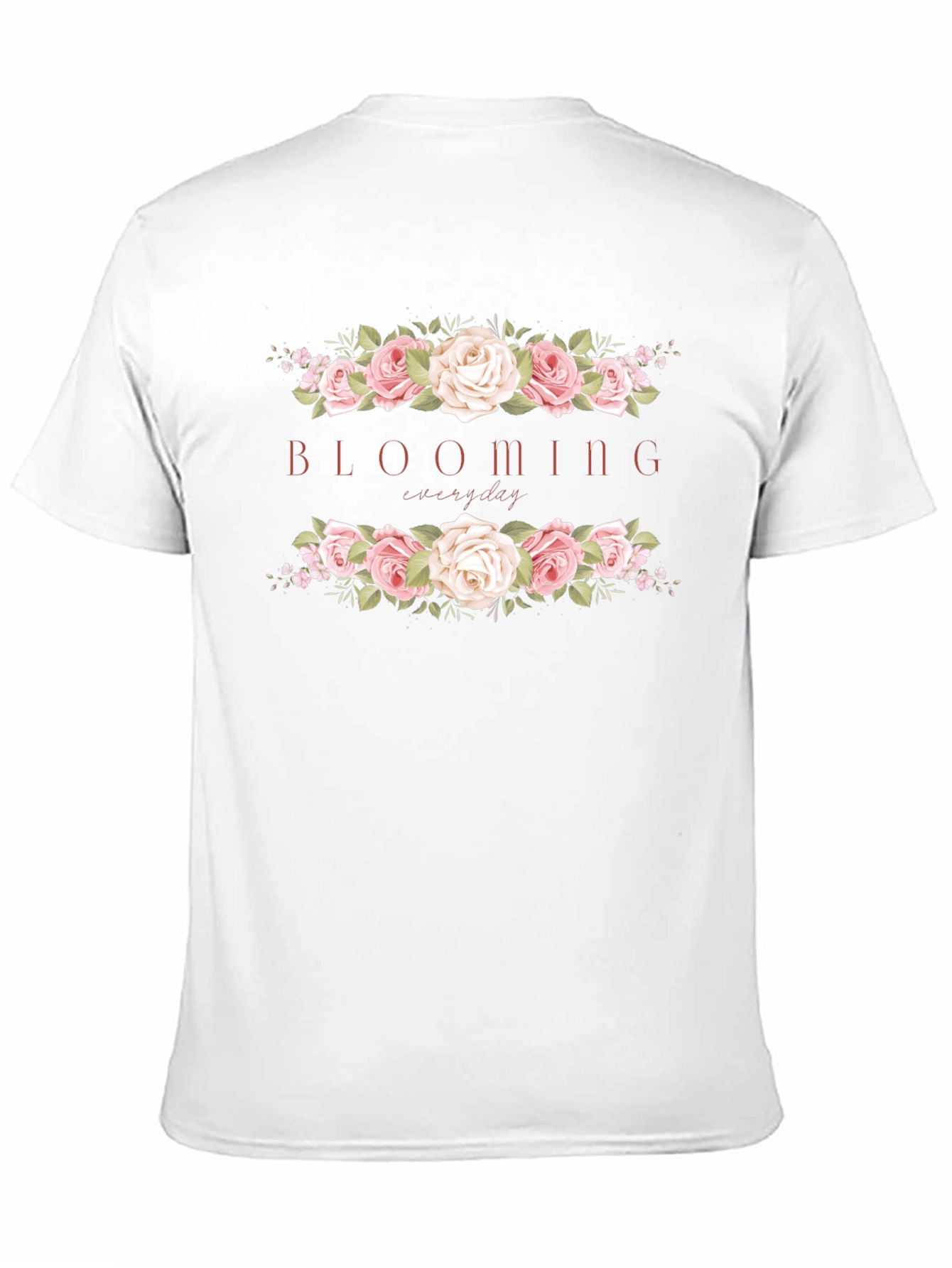 Blooming Everyday Graphic Tee - Stylish Floral Design