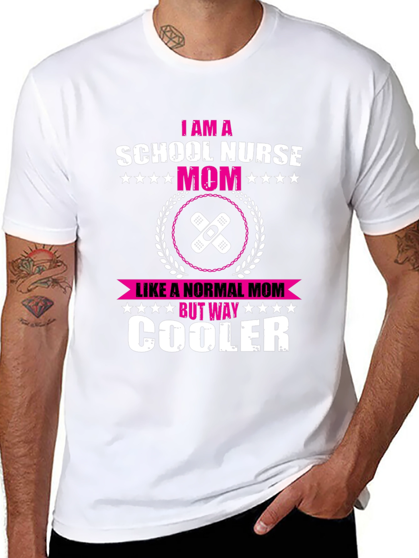 School Nurse Mom T-Shirt - Way Cooler Nurse Tee