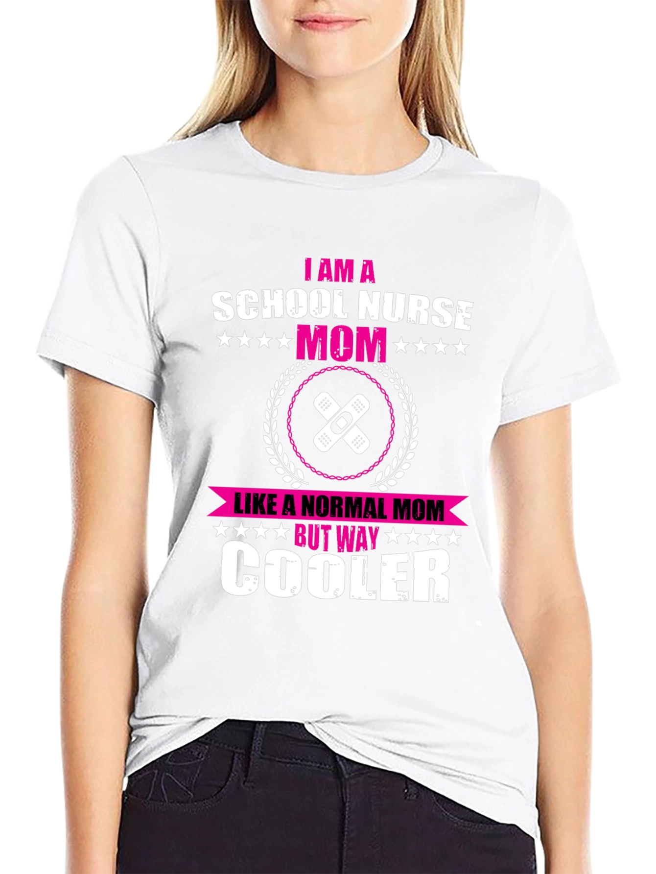 School Nurse Mom T-Shirt - Way Cooler Nurse Tee