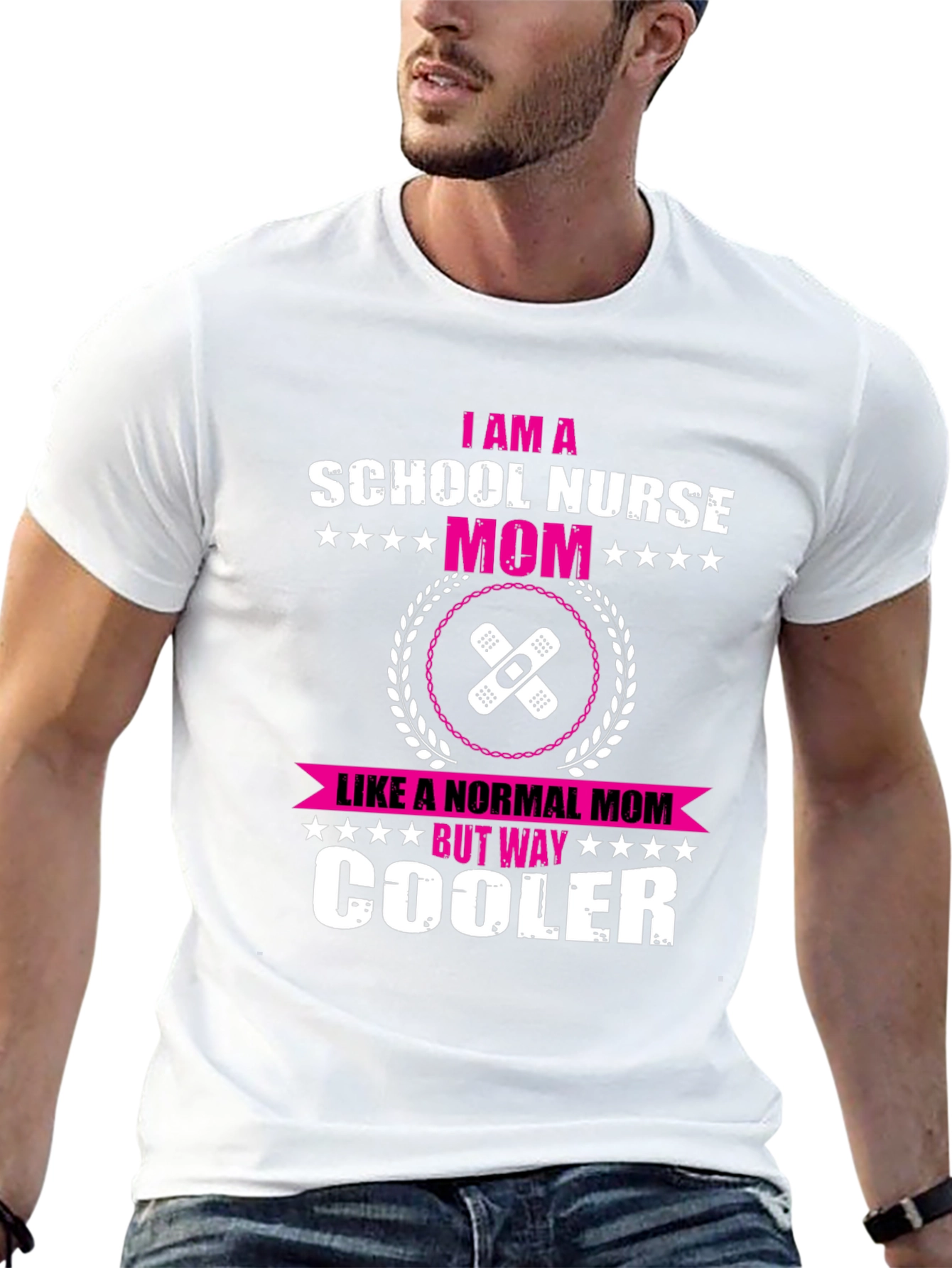 School Nurse Mom T-Shirt - Way Cooler Nurse Tee