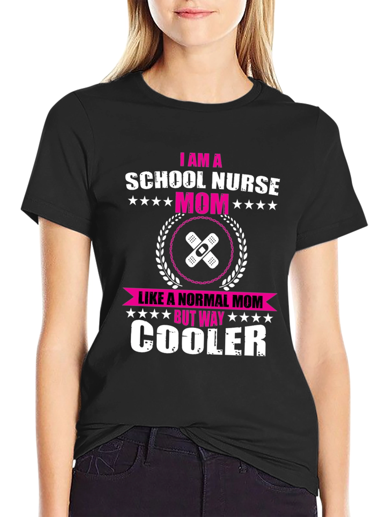 School Nurse Mom T-Shirt - Way Cooler Nurse Tee