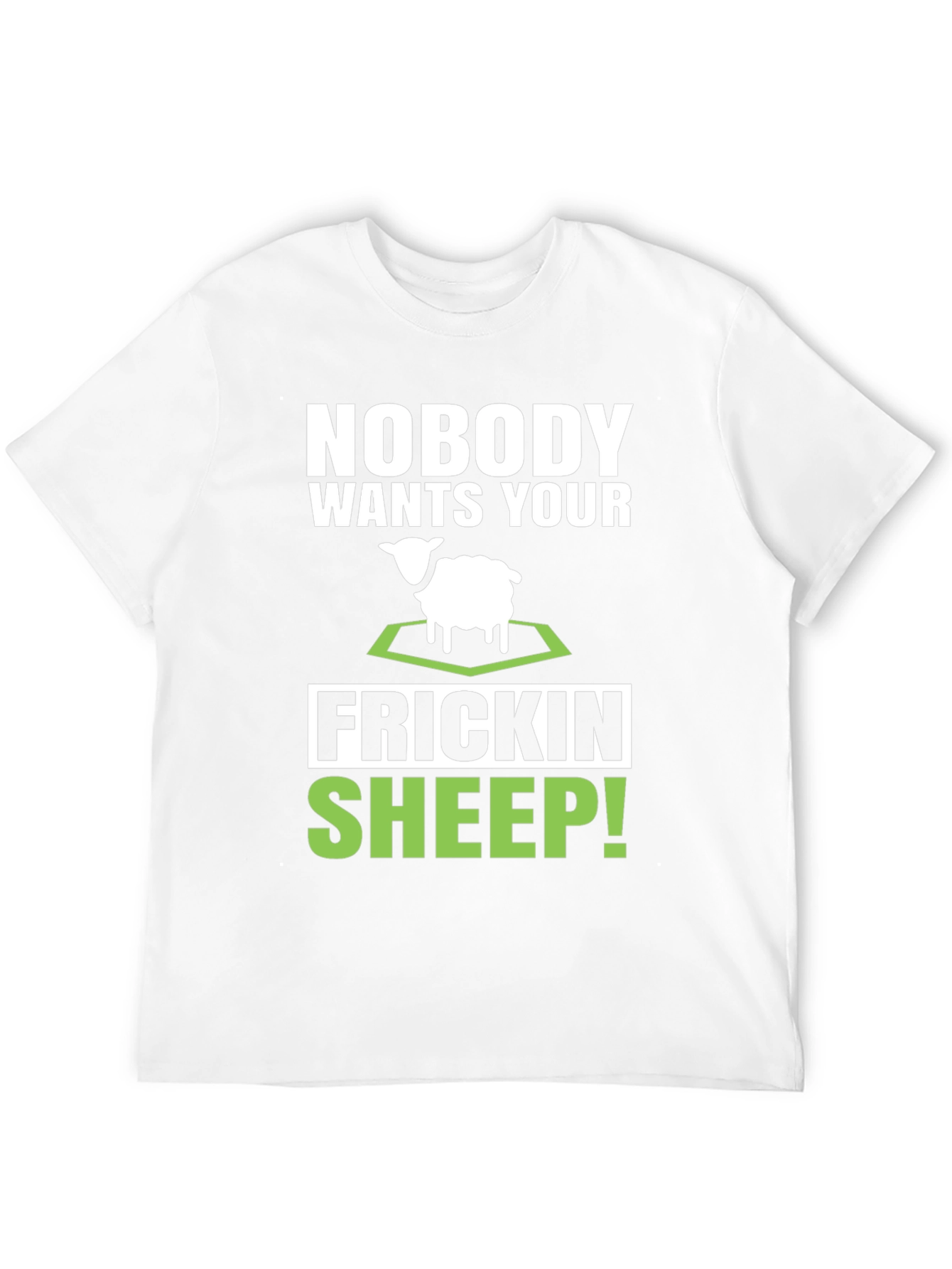 Funny Sheep Graphic Tee - Novelty T-Shirt