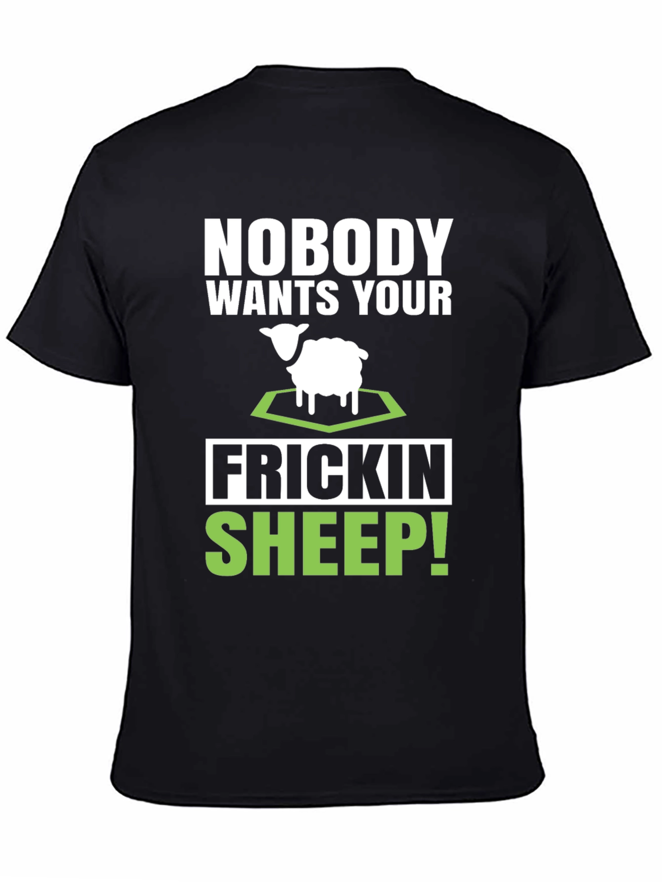 Funny Sheep Graphic Tee - Novelty T-Shirt