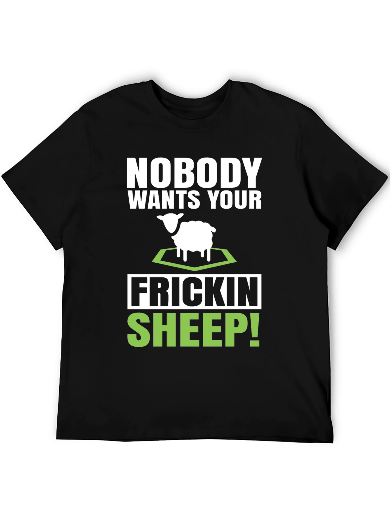Funny Sheep Graphic Tee - Novelty T-Shirt