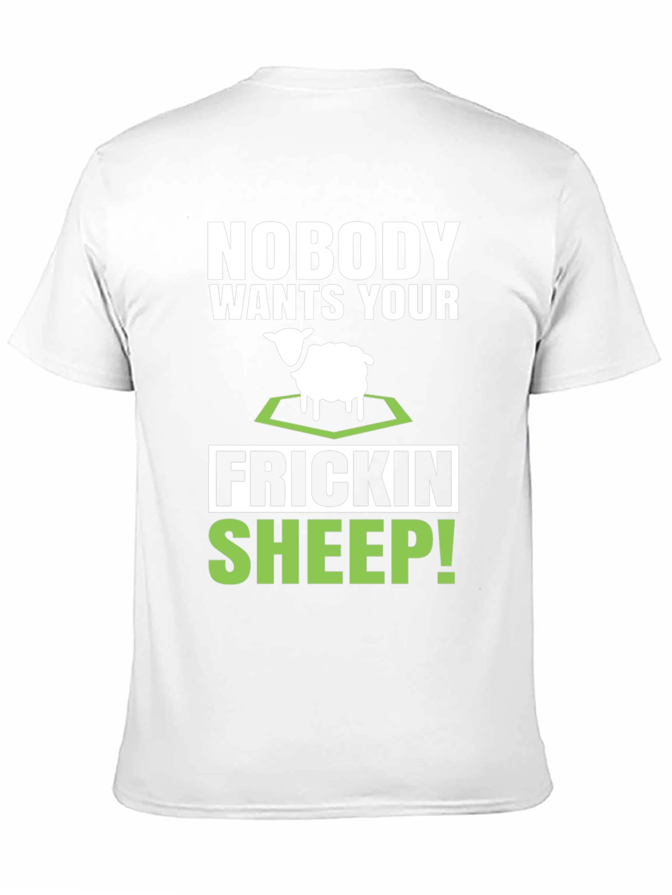 Funny Sheep Graphic Tee - Novelty T-Shirt