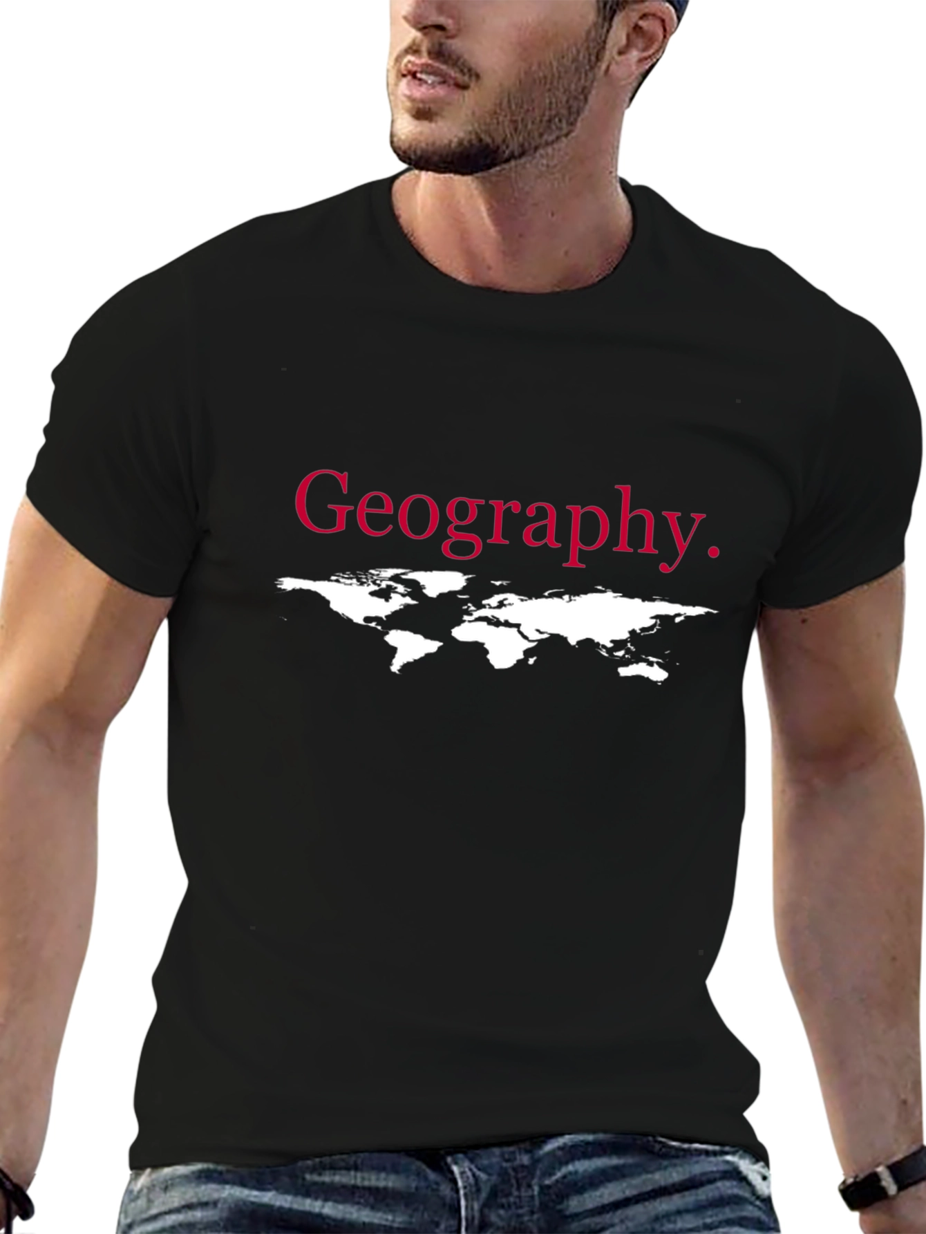 Geography T-Shirt - World Map Design