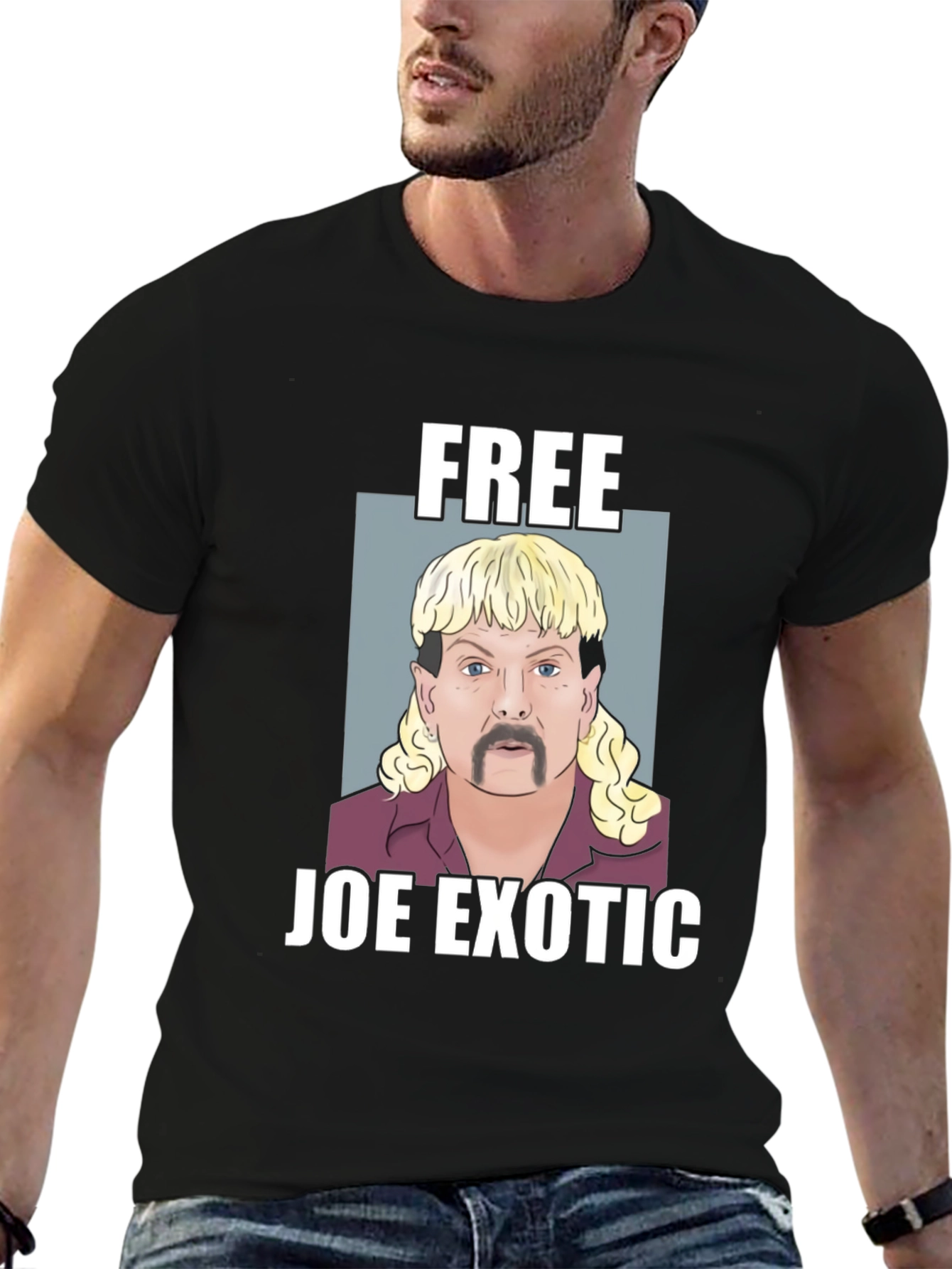 Free Joe Exotic T-Shirt - Tiger King Inspired
