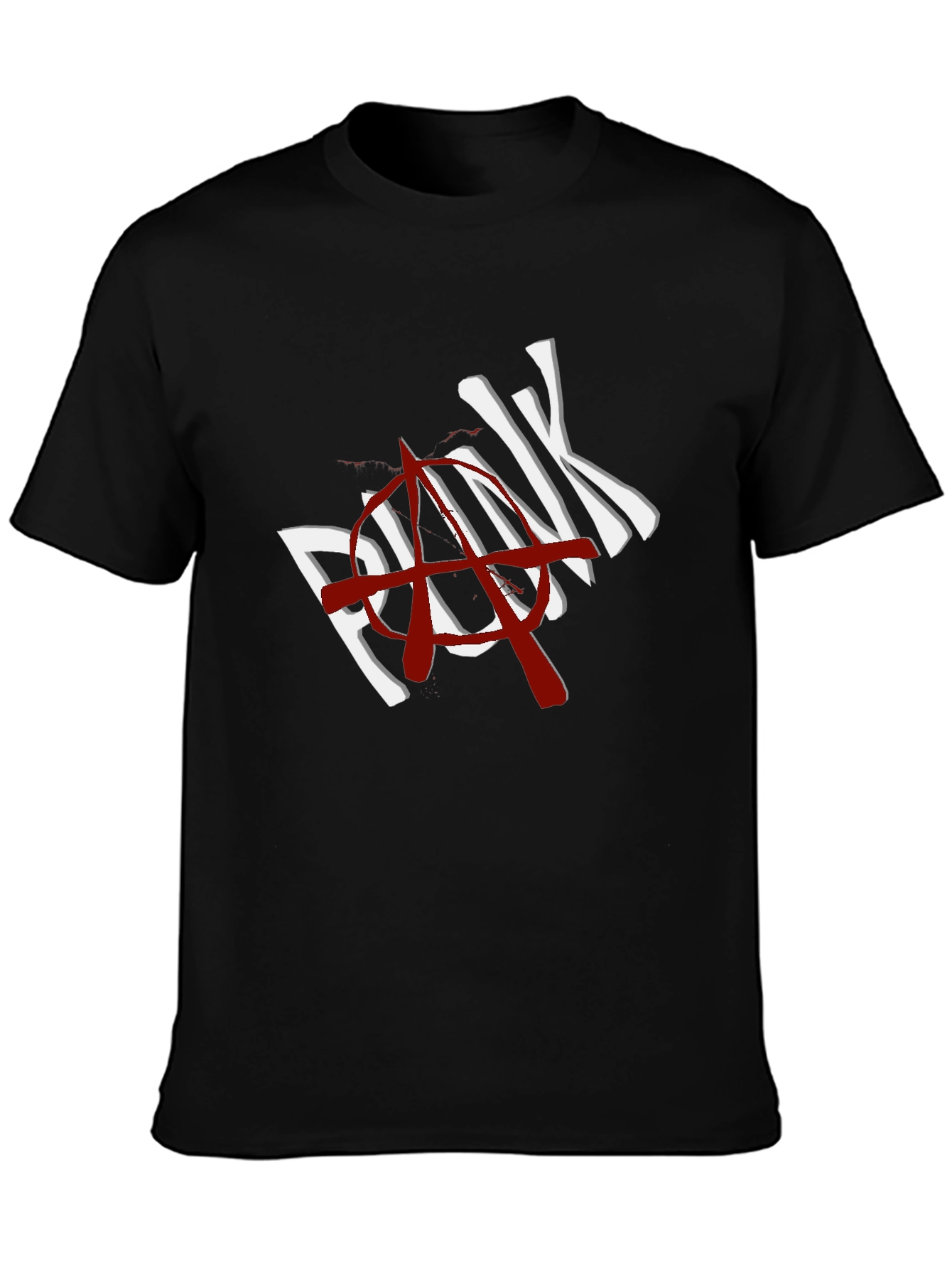 Punk Anarchy Graphic T-Shirt - Black