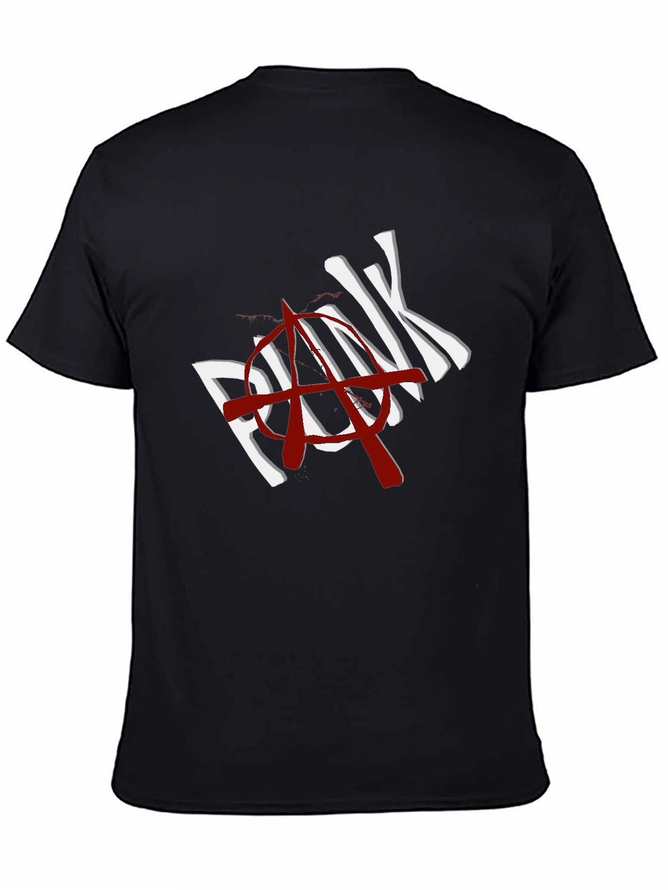 Punk Anarchy Graphic T-Shirt - Black