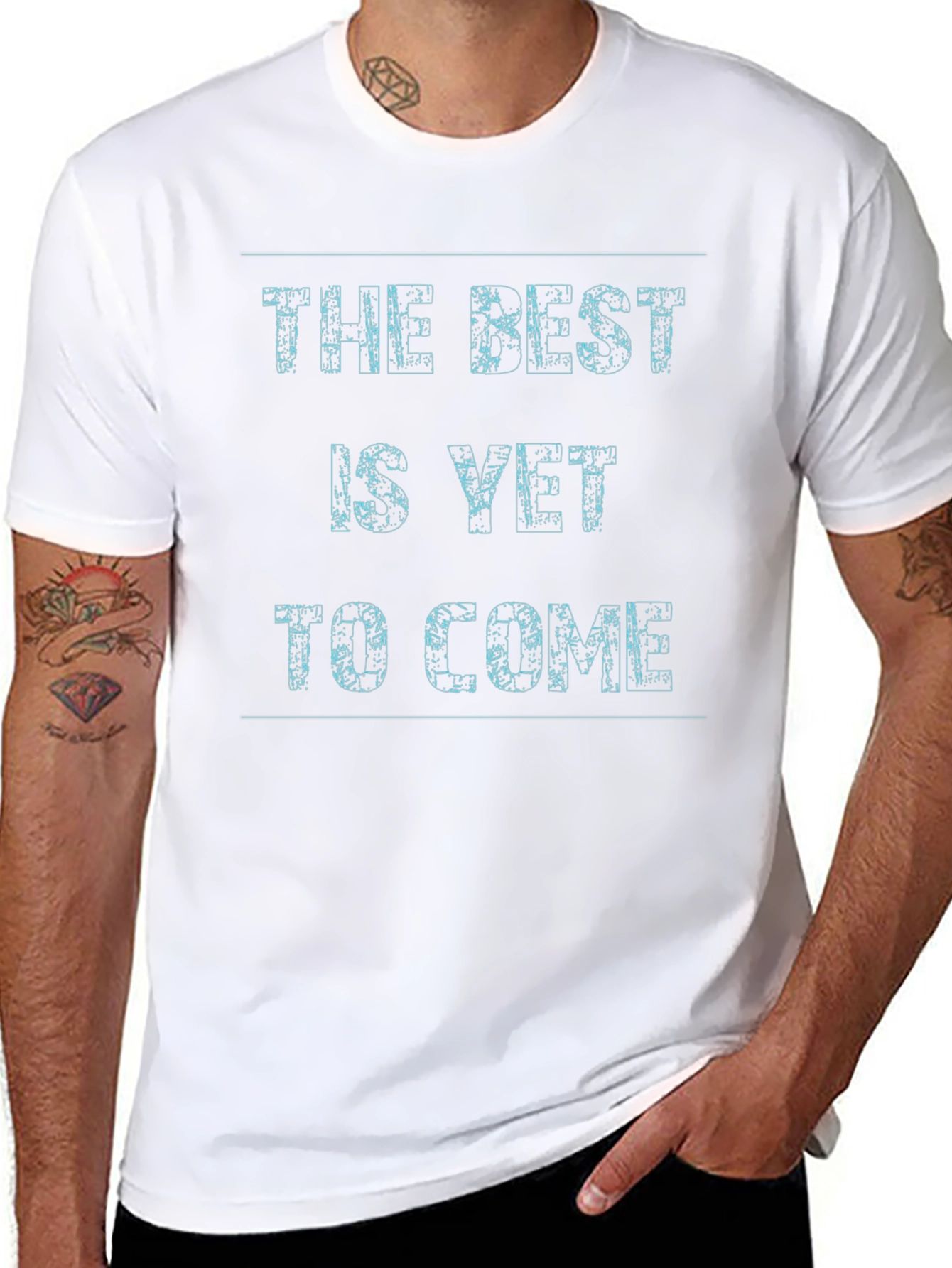 The Best Is Yet To Come Black T-Shirt