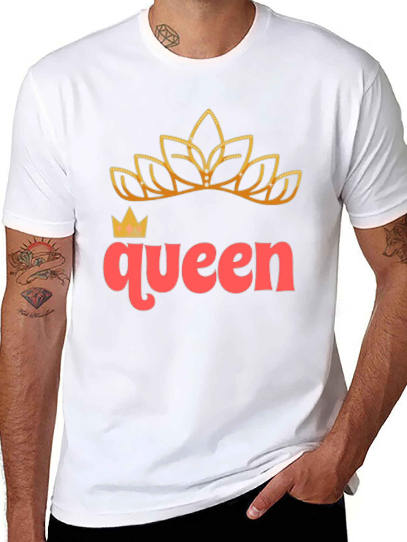 Queen Graphic Print T-Shirt - Stylish Apparel