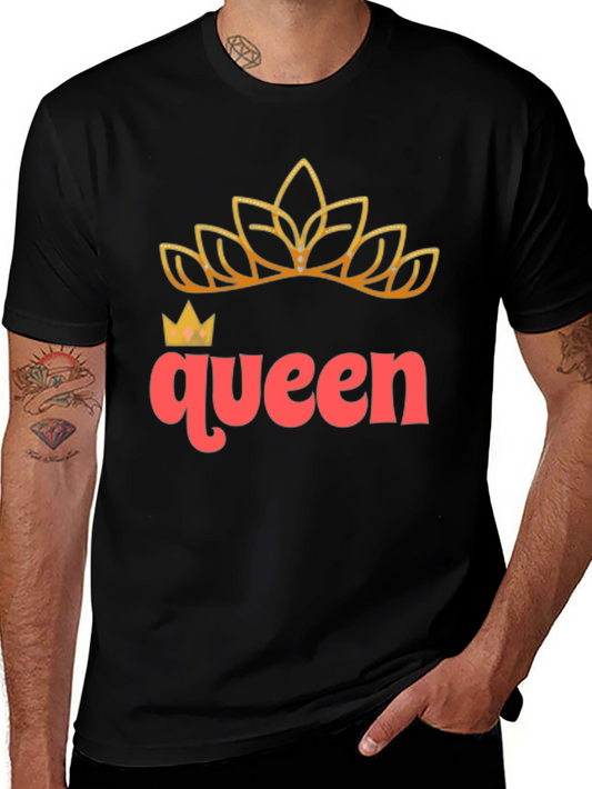 Queen Graphic Print T-Shirt - Stylish Apparel