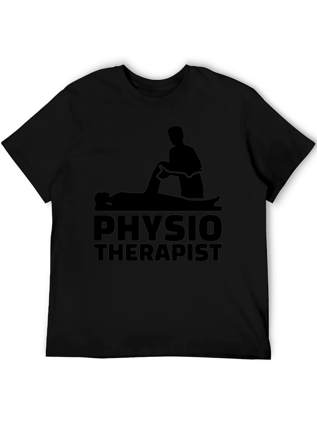 Physiotherapist Graphic Black T-Shirt