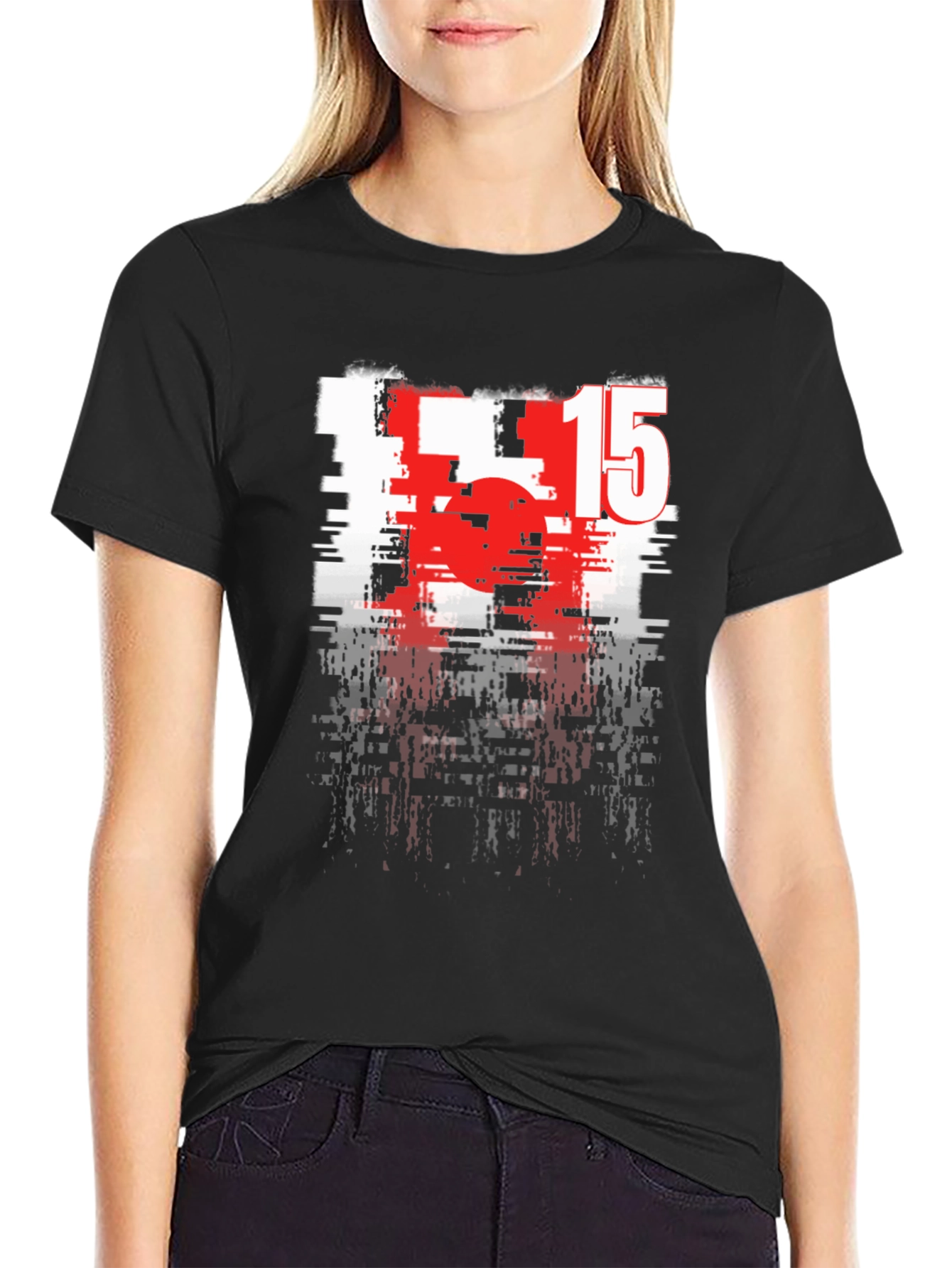 Glitch 15 Graphic Tee - Cool Streetwear Style