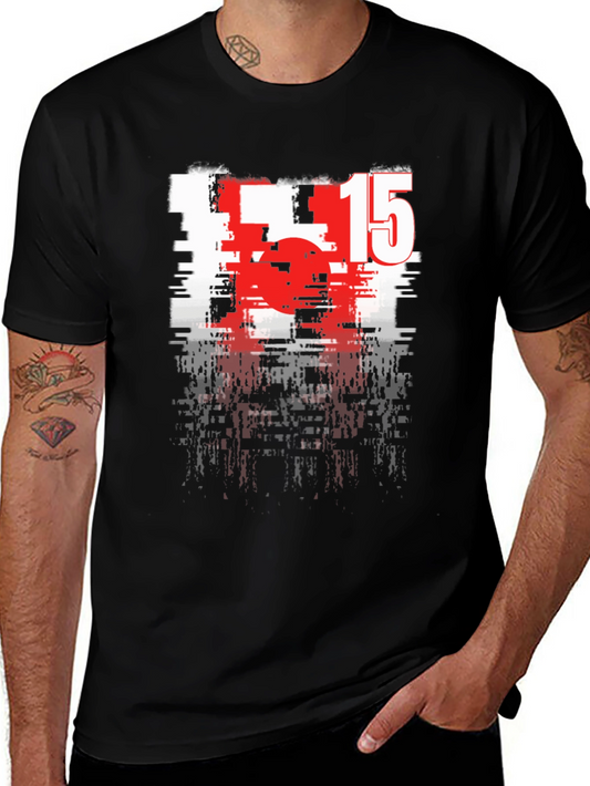 Glitch 15 Graphic Tee - Cool Streetwear Style