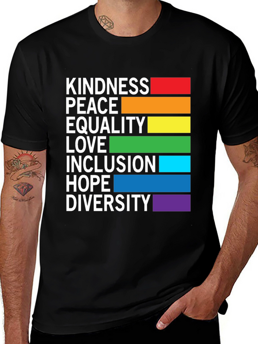 LGBTQ+ Pride Kindness Peace Love Equality T-Shirt