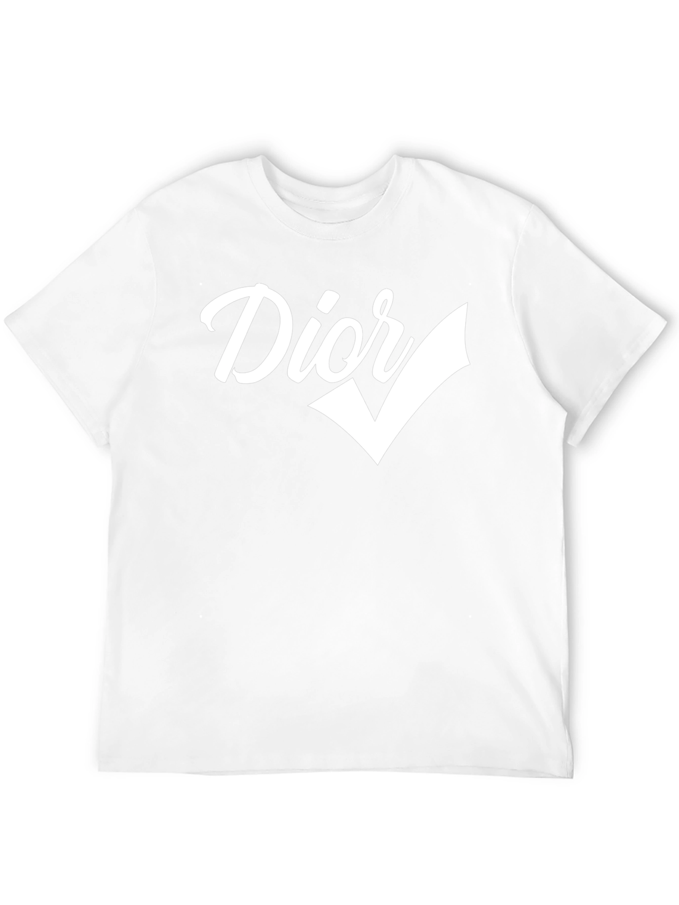 Dior Check Graphic Black T-Shirt