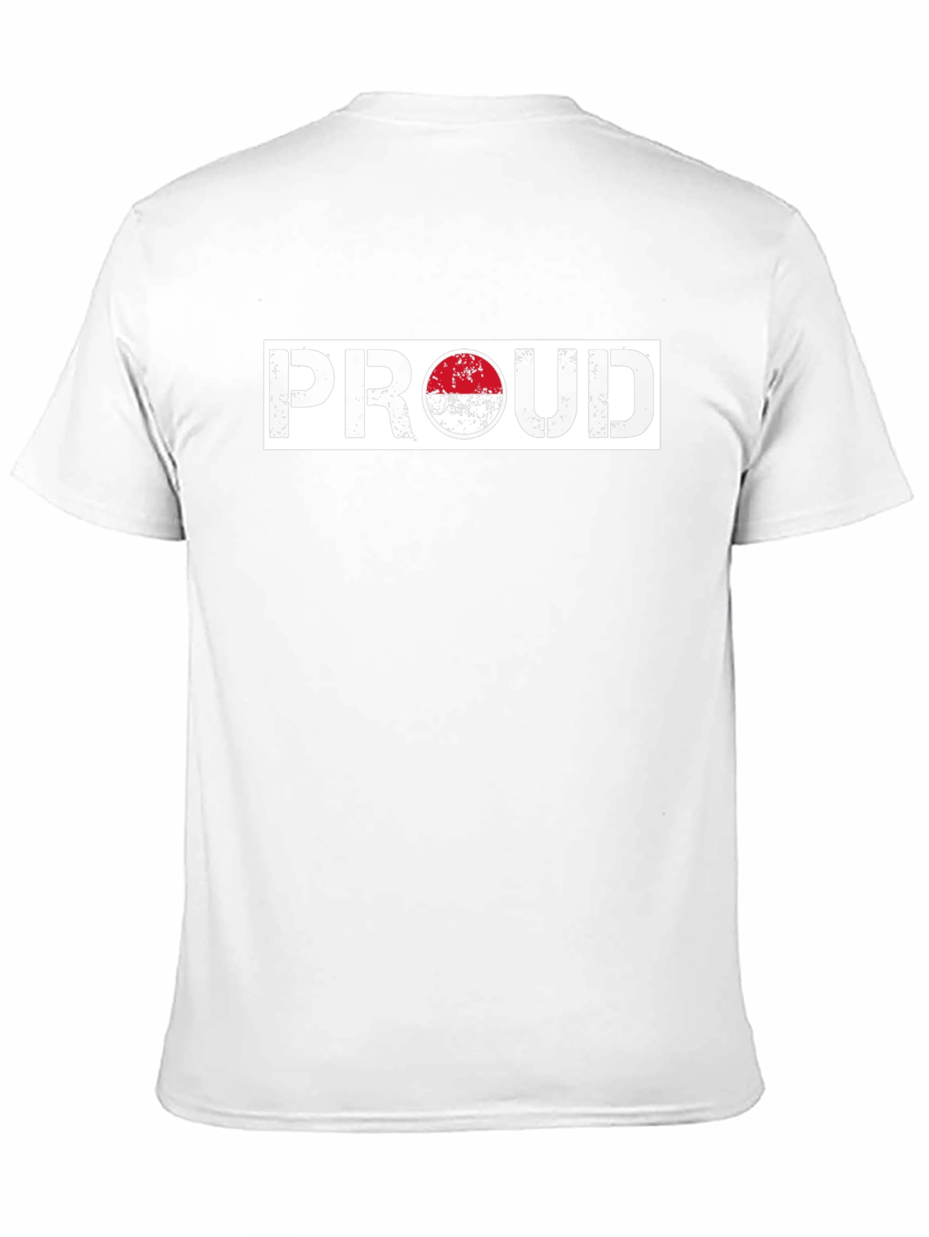 Proud Indonesia Flag Graphic Tee - Black