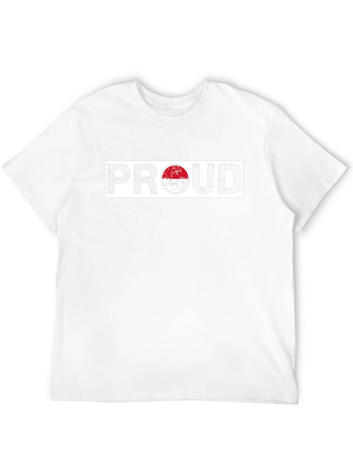 Proud Indonesia Flag Graphic Tee - Black