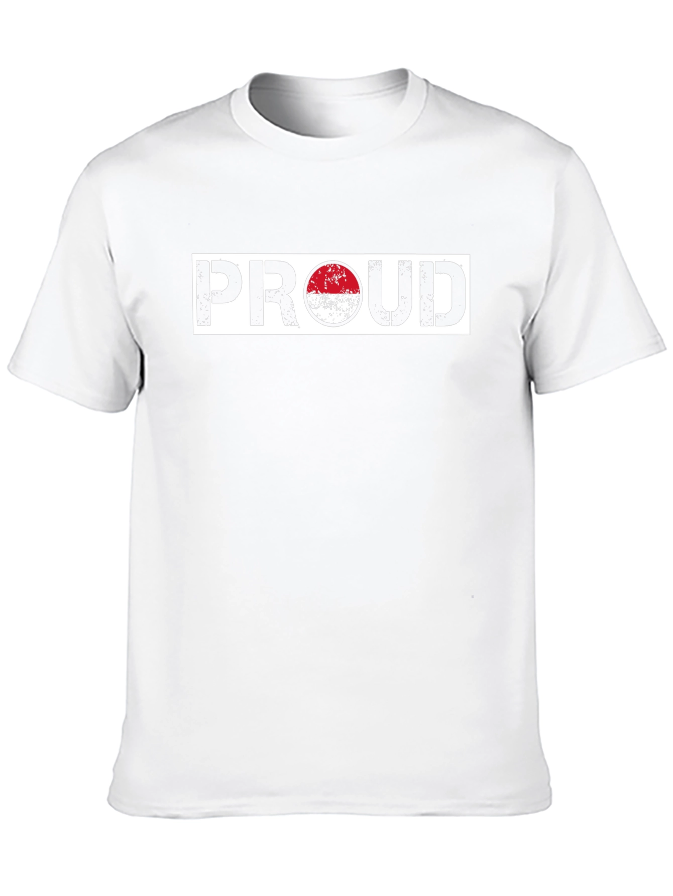 Proud Indonesia Flag Graphic Tee - Black