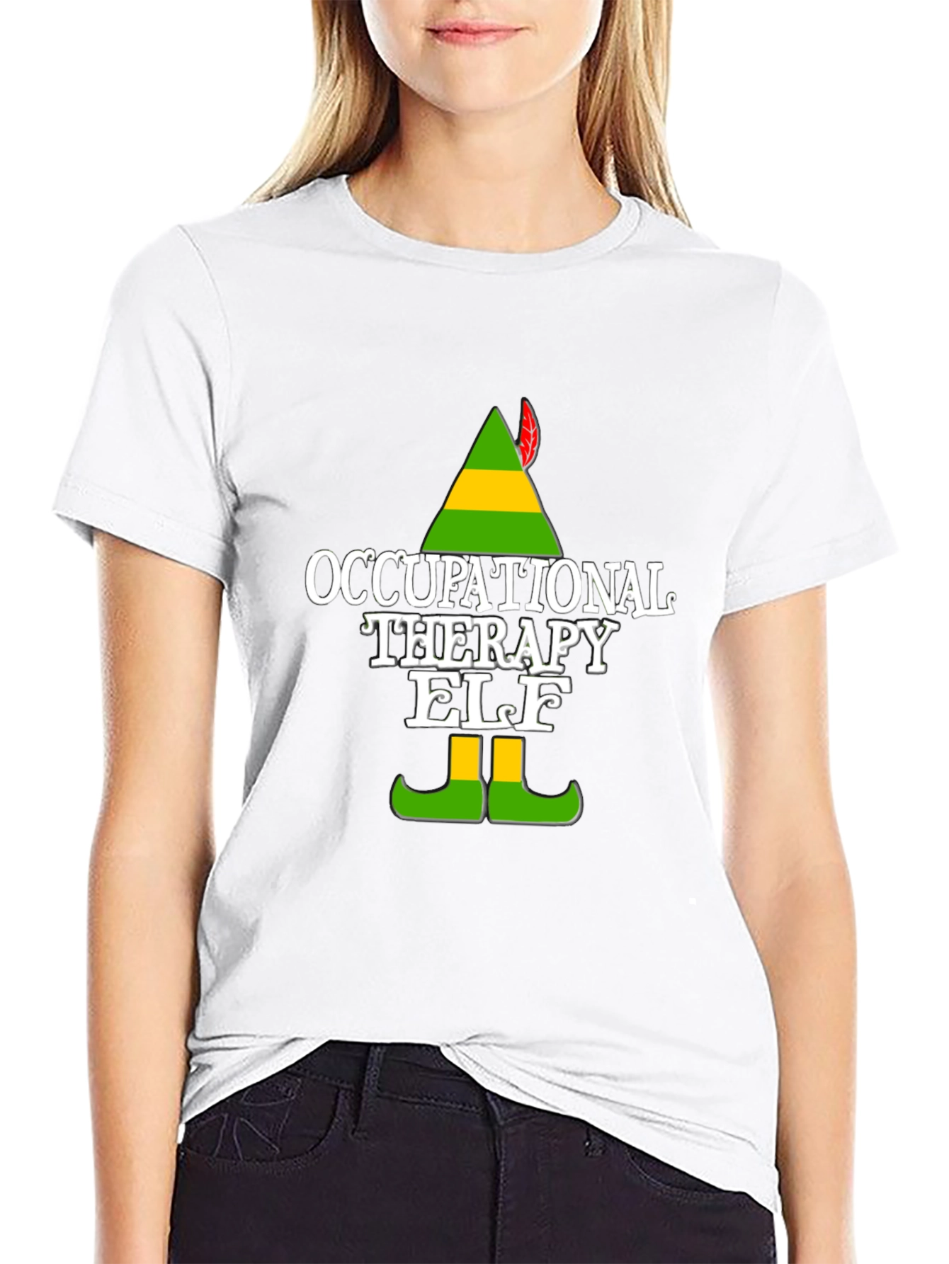Occupational Therapy Elf T-Shirt - Holiday Cheer!
