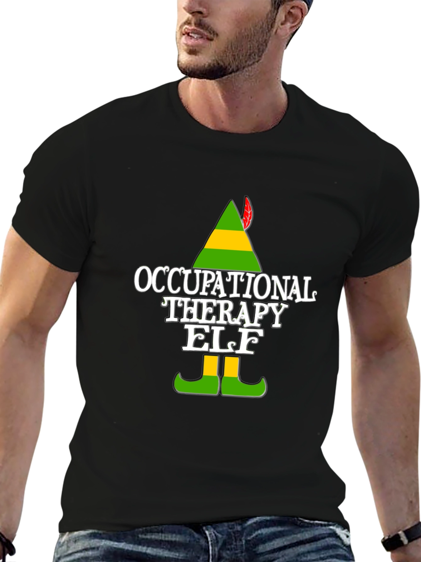 Occupational Therapy Elf T-Shirt - Holiday Cheer!